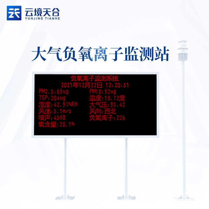 大氣負離子監(jiān)測系統(tǒng)在環(huán)境監(jiān)測中的應用